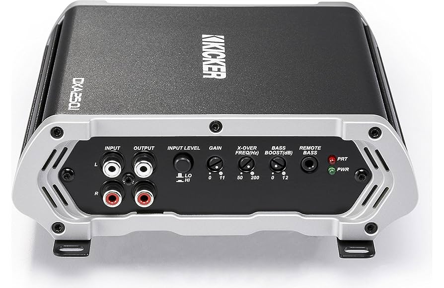 【動作確認OK】KICKER DXA250.4 アンプ 配線付き 動作確認OK】KICKER DXA250.4 アンプ 配線付き